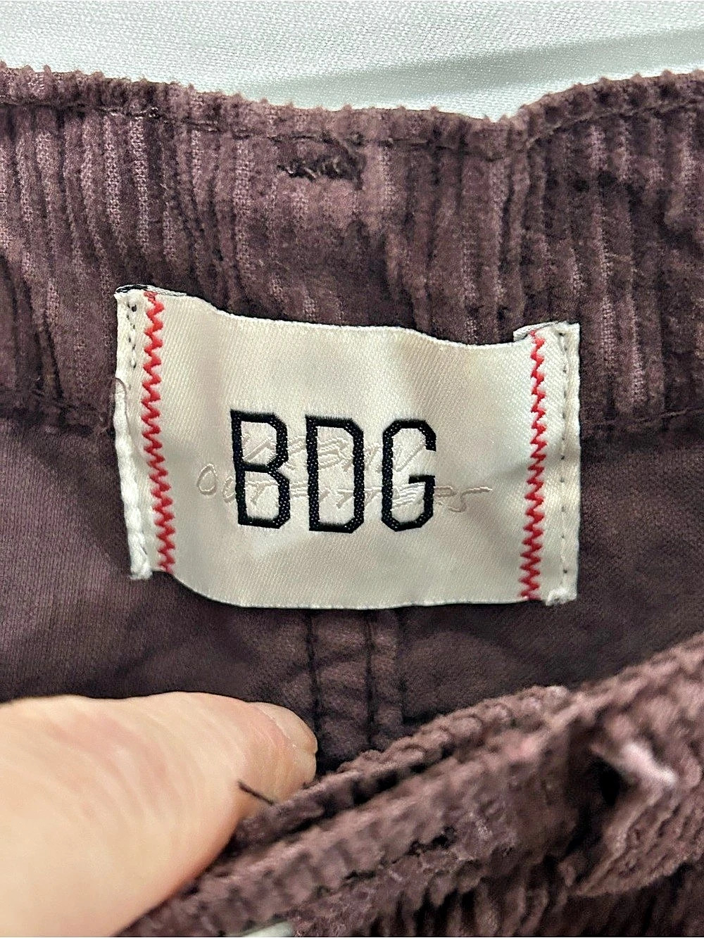 BDG High Rise Wide Leg Wide Leg Corduroy Pants Brown Waist 29 - Picture 6 of 11